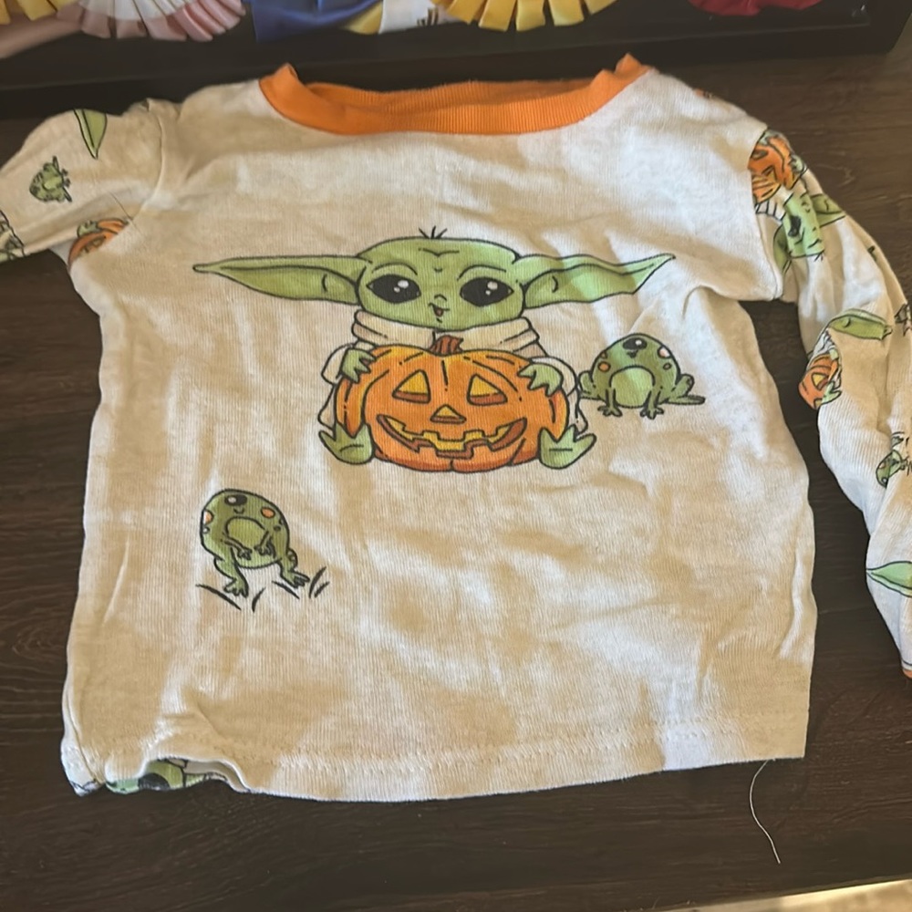 Halloween Yoda PJs